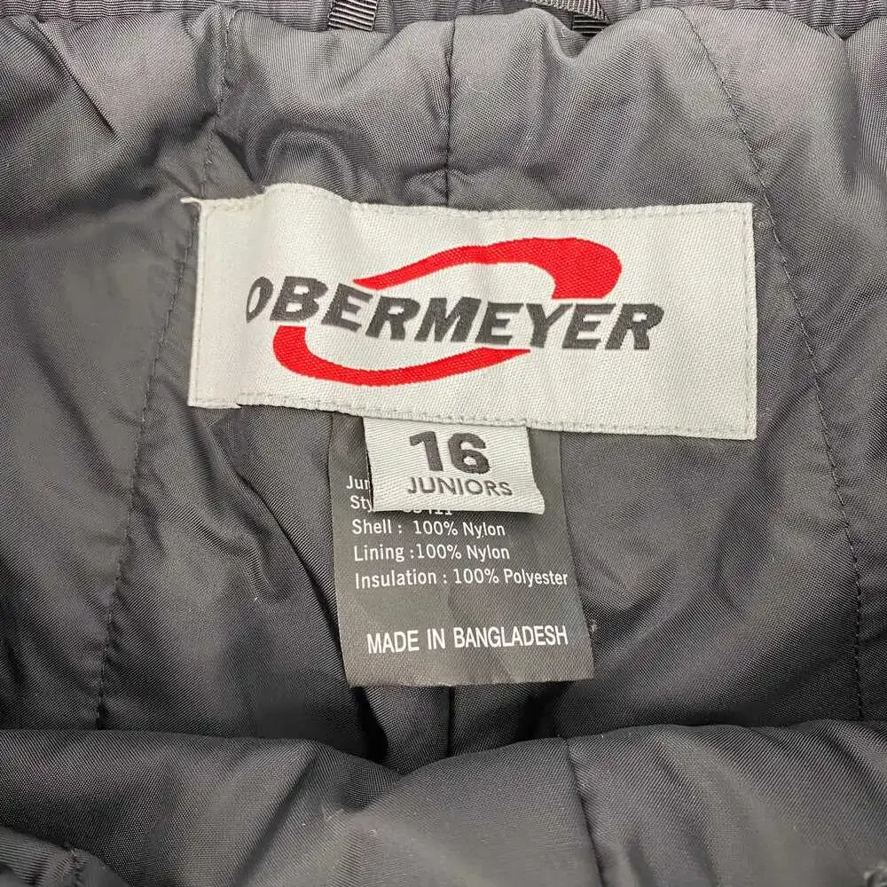 Obermeyer Black Snow Pants | Boys Size 16 Regular